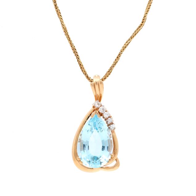gold-topaz-and-diamond-pendant-necklace