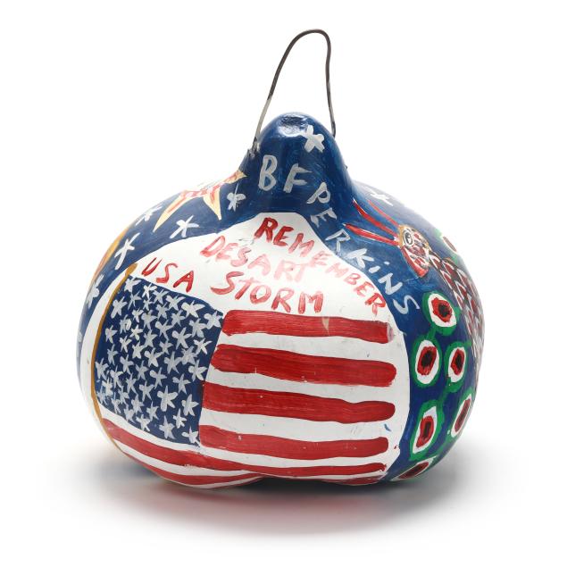b-f-perkins-al-1904-1993-desart-storm-painted-gourd