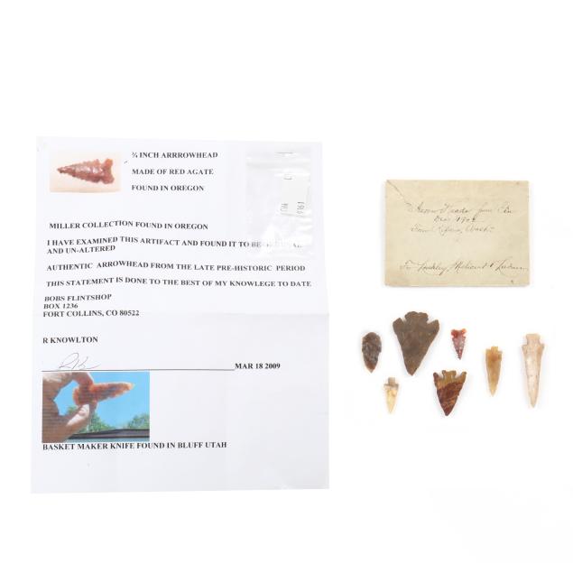 seven-small-arrowheads-from-the-pacific-northwest-with-old-provenance