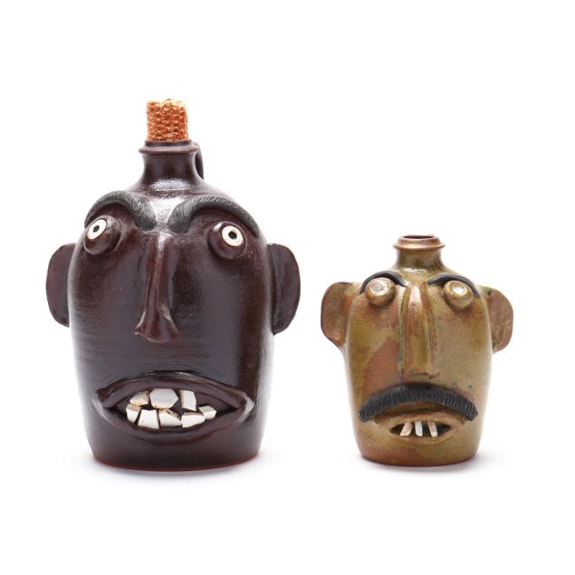 sid-luck-seagrove-nc-two-face-jugs