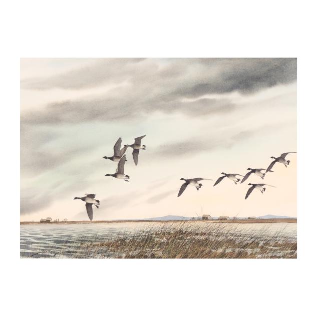 david-hagerbaumer-american-1921-2014-i-brant-in-flight-i