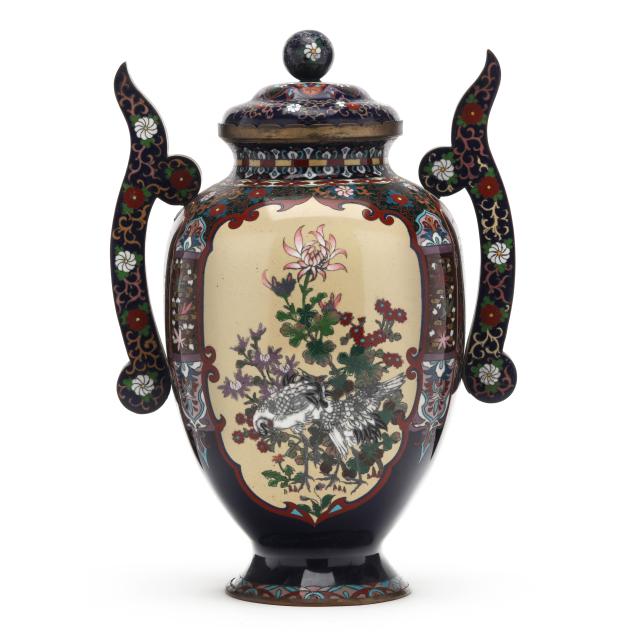 a-large-japanese-archaic-style-cloisonne-jar-with-cover