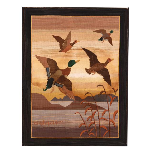 grenfell-mission-i-mallards-in-flight-i-hooked-rug