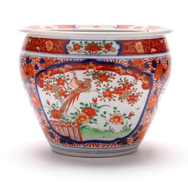 a-large-japanese-imari-fish-bowl-jardiniere
