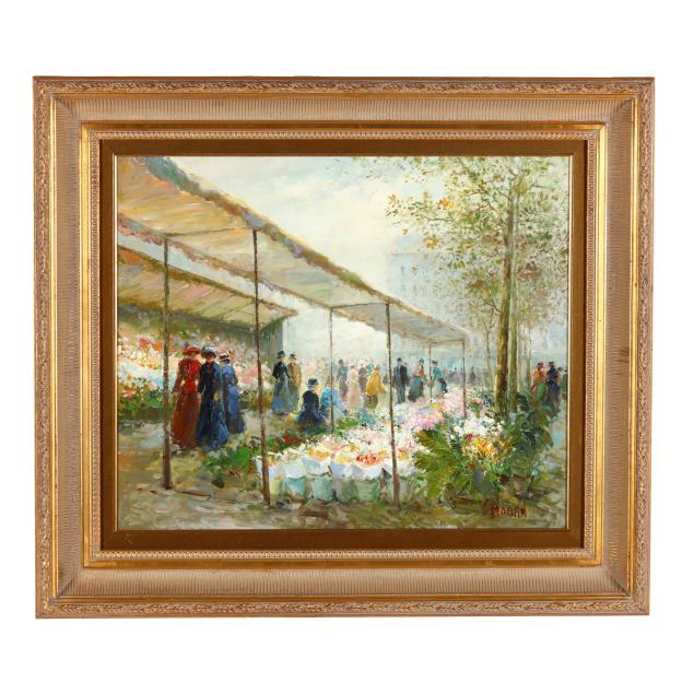 john-william-morgan-american-20th-century-parisian-flower-market