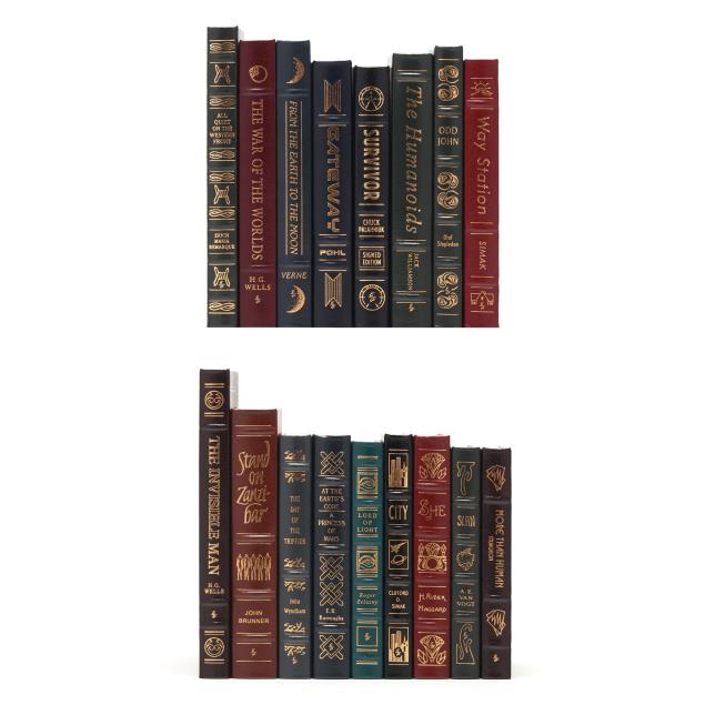 17-easton-press-titles-most-from-the-masterpieces-of-science-fiction-series-two-signed