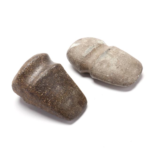 pair-of-native-american-stone-axe-heads