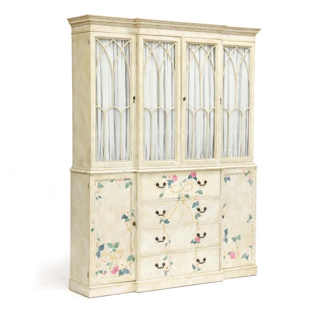 paint-decorated-georgian-style-breakfront