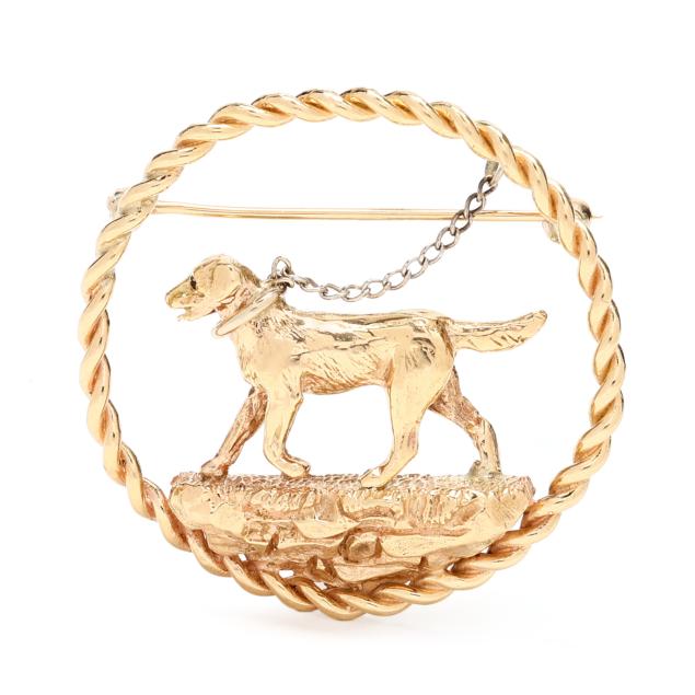 whimsical-gold-retriever-motif-brooch