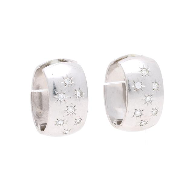 white-gold-and-diamond-set-hoop-earrings
