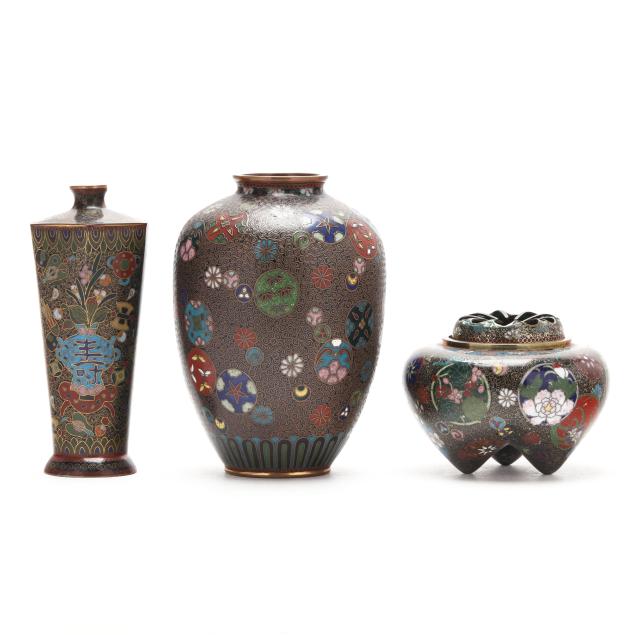 a-group-of-three-japanese-cloisonne-artworks-attributed-to-the-namikawa-school