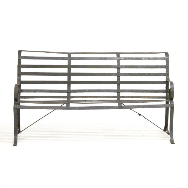 regency-style-iron-garden-bench