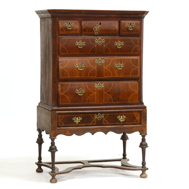 william-and-mary-inlaid-mahogany-chest-on-frame