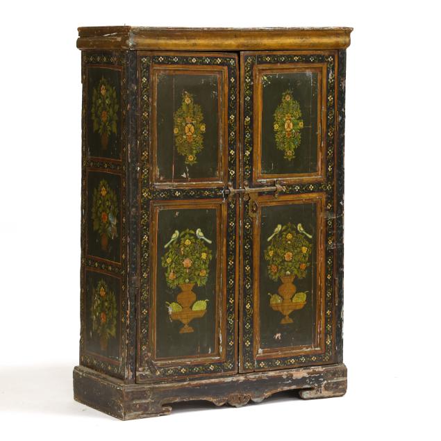 antique-continental-painted-diminutive-cupboard
