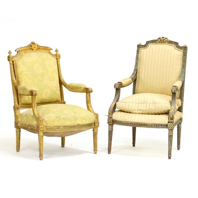 two-antique-louis-xvi-style-carved-and-gilt-fauteuil