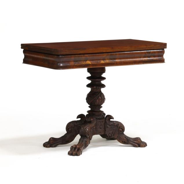 american-classical-carved-mahogany-card-table