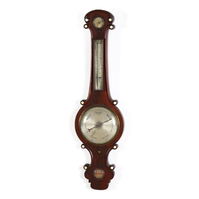 antique-mahogany-wheel-barometer