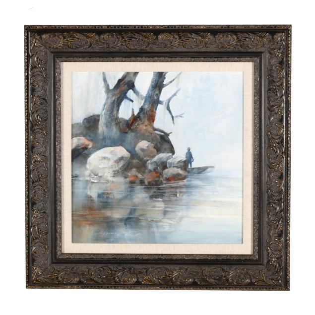 morten-solberg-american-1935-2022-i-fishing-the-backwaters-i