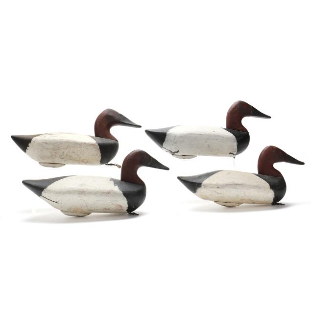 sam-barnes-md-1857-1926-four-drake-canvasbacks