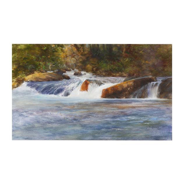 morten-solberg-american-1935-2022-i-fishing-the-upper-pool-i
