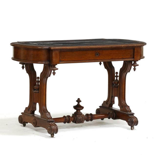 renaissance-revival-walnut-library-table