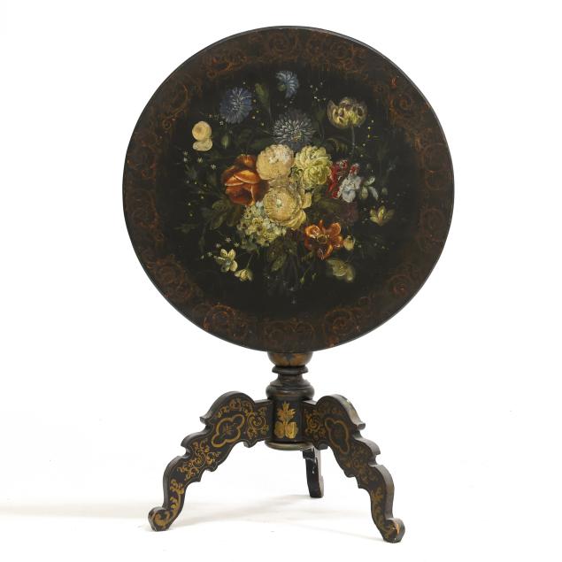 victorian-painted-tilt-top-tea-table