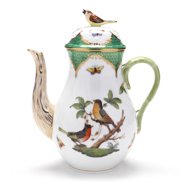 a-herend-i-rothschild-bird-i-green-scale-border-coffee-pot