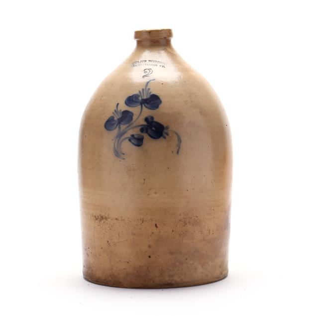 julius-norton-bennington-vt-two-gallon-stoneware-jug