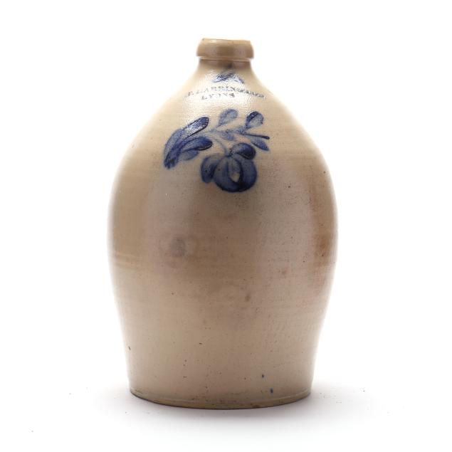 t-harrington-lyons-ny-four-gallon-stoneware-jug