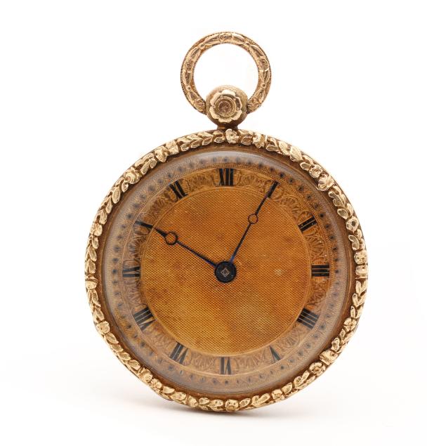 antique-gold-open-face-pocket-watch