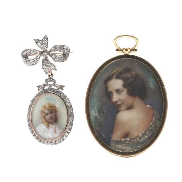 two-revivalist-miniature-portraits