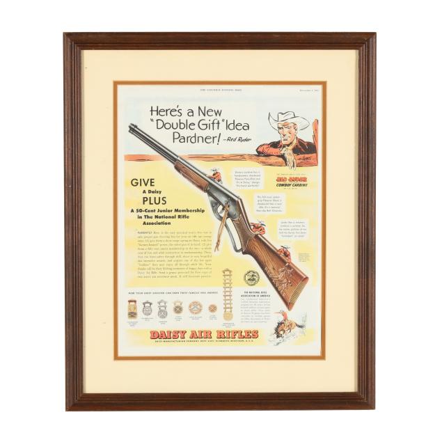 vintage-framed-advertisement-for-red-ryder