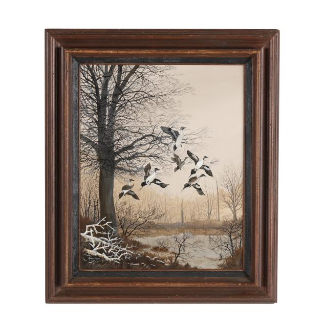 horace-raper-nc-1939-2018-i-pintails-in-flight-i