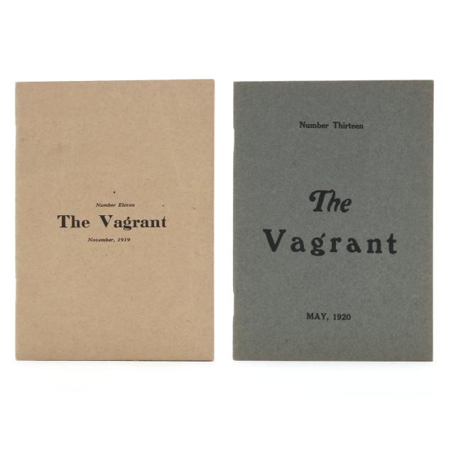 two-issues-of-i-the-vagrant-i-including-the-first-appearance-of-h-p-lovecraft-s-dagon-in-number-eleven