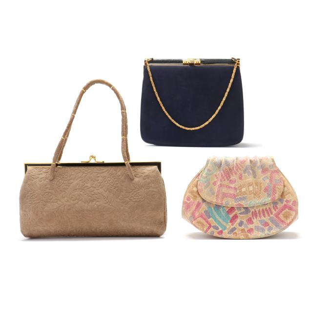 two-vintage-handbags-and-a-vintage-shoulder-bag
