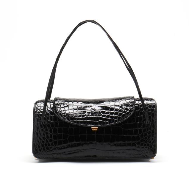 crocodile-leather-handbag-judith-leiber