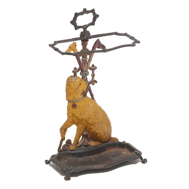 antique-cast-iron-dog-umbrella-stand