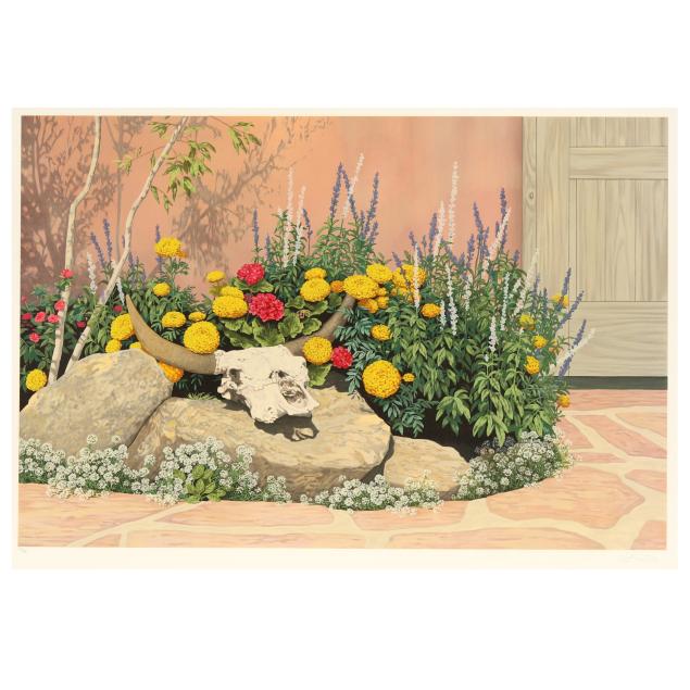lorna-patrick-american-1955-2023-i-courtyard-garden-i