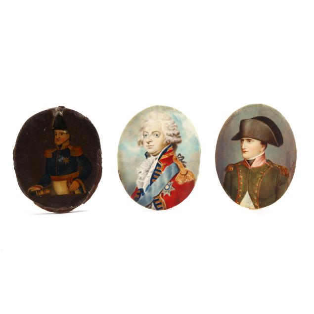 continental-school-19th-century-three-miniature-portraits-of-military-leaders