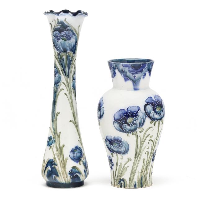 william-moorcroft-for-james-macintyre-co-two-i-poppy-i-florian-ware-miniature-vases
