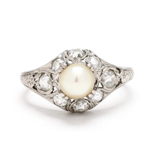vintage-platinum-pearl-and-diamond-ring