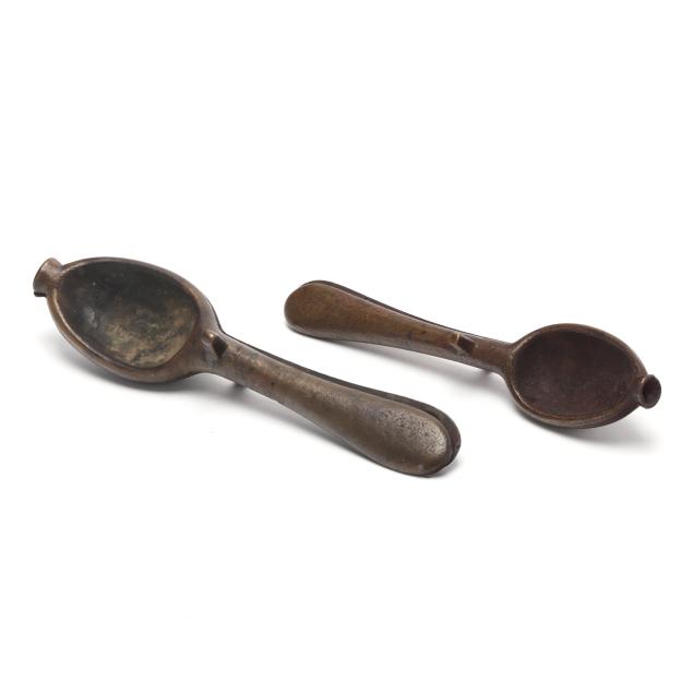 two-north-carolina-pewter-spoon-molds