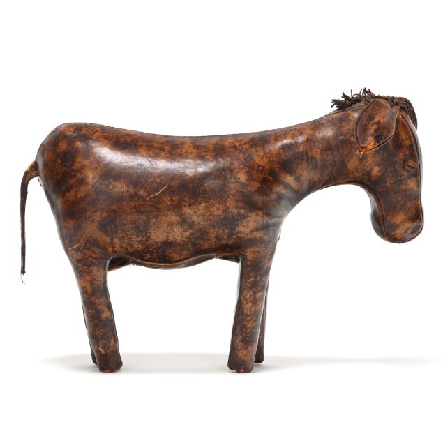 dimitri-omersa-leather-donkey-ottoman