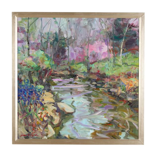 james-p-kerr-american-b-1953-i-springtime-linville-creek-i