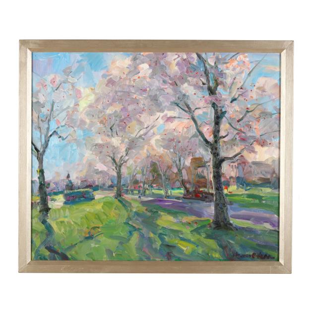 james-p-kerr-american-b-1953-i-cherry-blossom-time-i