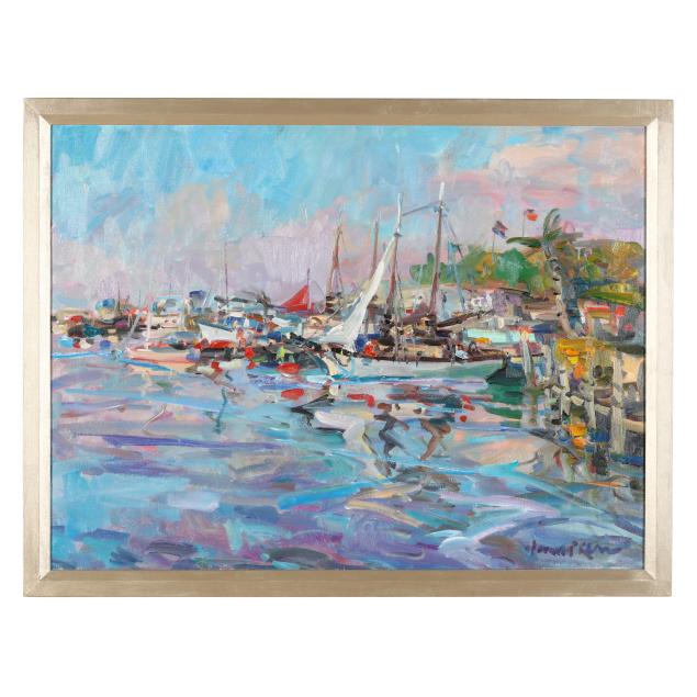 james-p-kerr-american-b-1953-i-key-west-dock-i