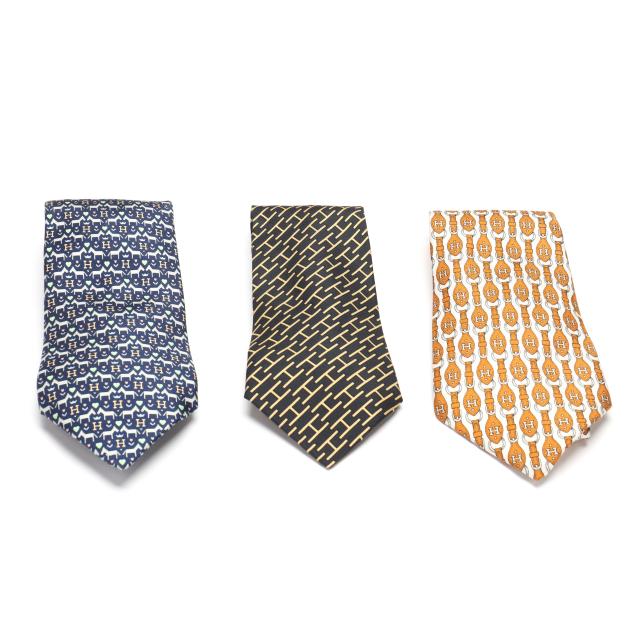 set-of-three-silk-ties-hermes