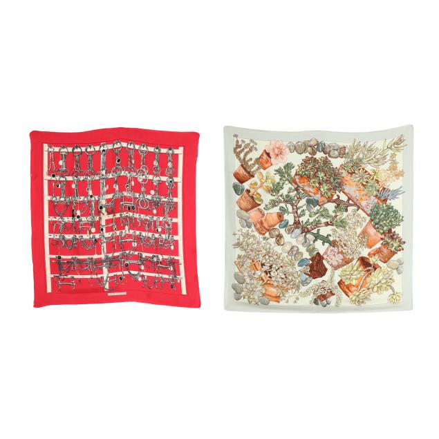 two-silk-scarves-hermes