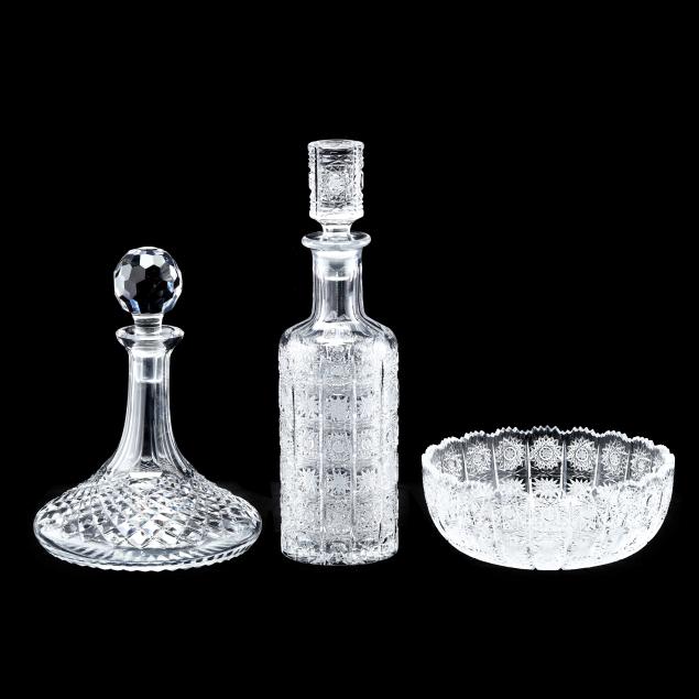three-pieces-of-cut-glass-servingware