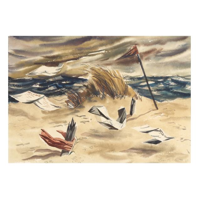 claude-howell-nc-1915-1997-storm-on-the-beach